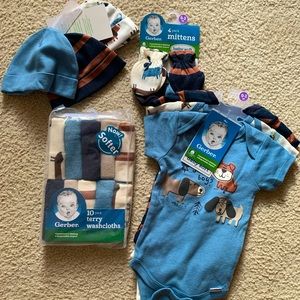 Newborn dog themed set